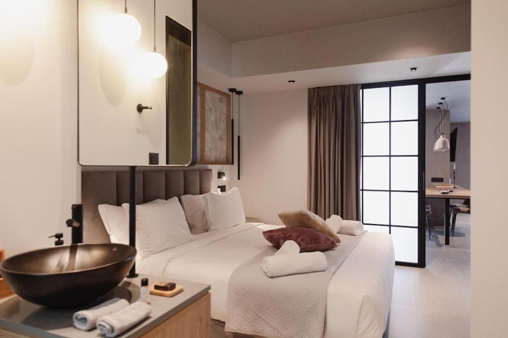 Orama Luxury Suite 3 Bedrooms With Private Pool Херсониссос Экстерьер фото