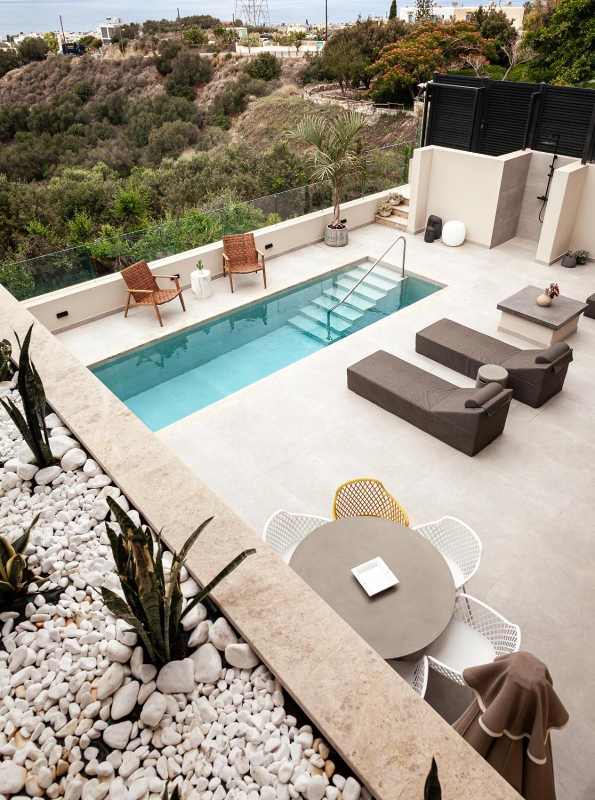 Orama Luxury Suite 3 Bedrooms With Private Pool Херсониссос Экстерьер фото